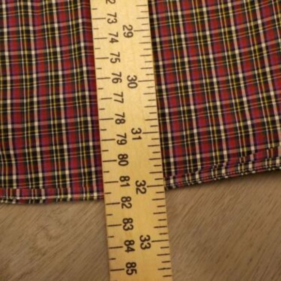 Ralph Lauren Men's Plaid Dress Shirt Blue Label Classic Fit Long Sleeve Size L - Picture 7 of 7